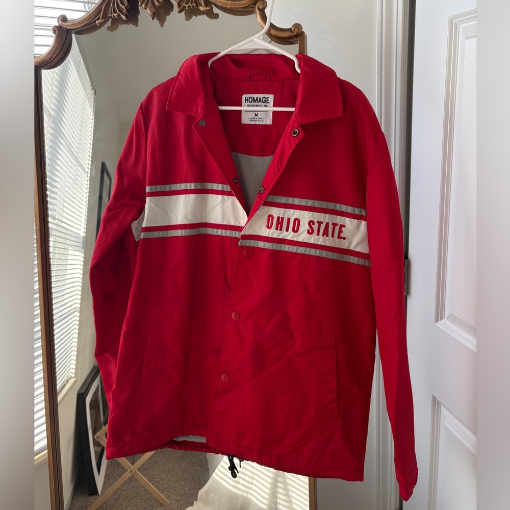HOMAGE Red Ohio State Jacket